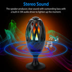 LED Flame Torch Bluetooth Speaker – Fill Your Outdoor Space with Dancing Flames, Rich Sound & Pure Atmosphere