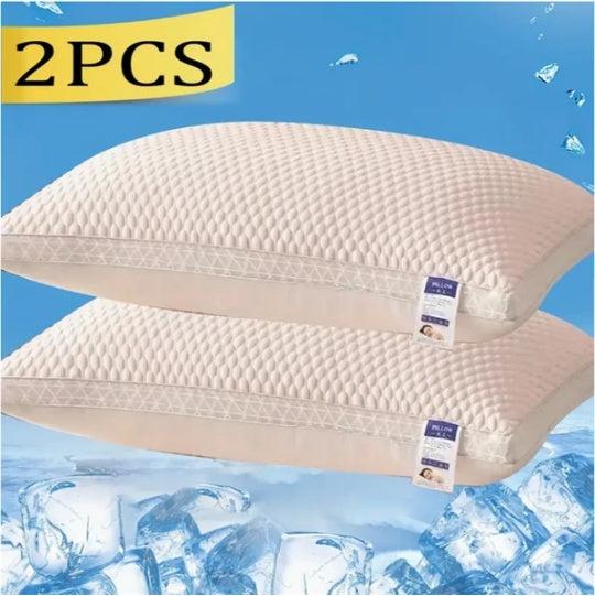Cooling Breathable Tofu Pillow Set – The Flat, Firm & Perfectly Cool Sleep You’ve Been Missing