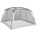 12’x12’ Mesh Screen House Tent – Enjoy the Great Outdoors Bug-Free, Breeze-In & Sun-Protected All Day