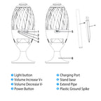 LED Flame Torch Bluetooth Speaker – Fill Your Outdoor Space with Dancing Flames, Rich Sound & Pure Atmosphere