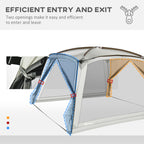 12’x12’ Mesh Screen House Tent – Enjoy the Great Outdoors Bug-Free, Breeze-In & Sun-Protected All Day
