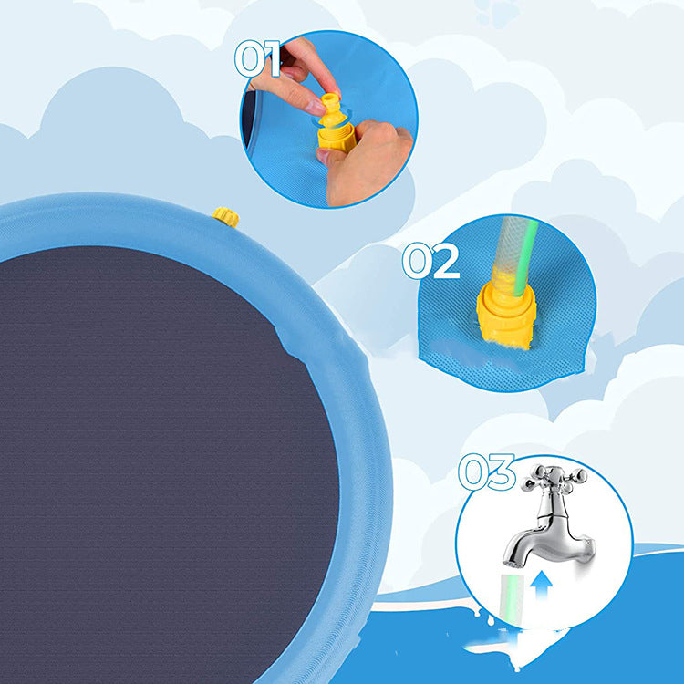 Water Spray Splash Pad – The Backyard Summer Fun Your Kids & Pets Have Been Waiting For