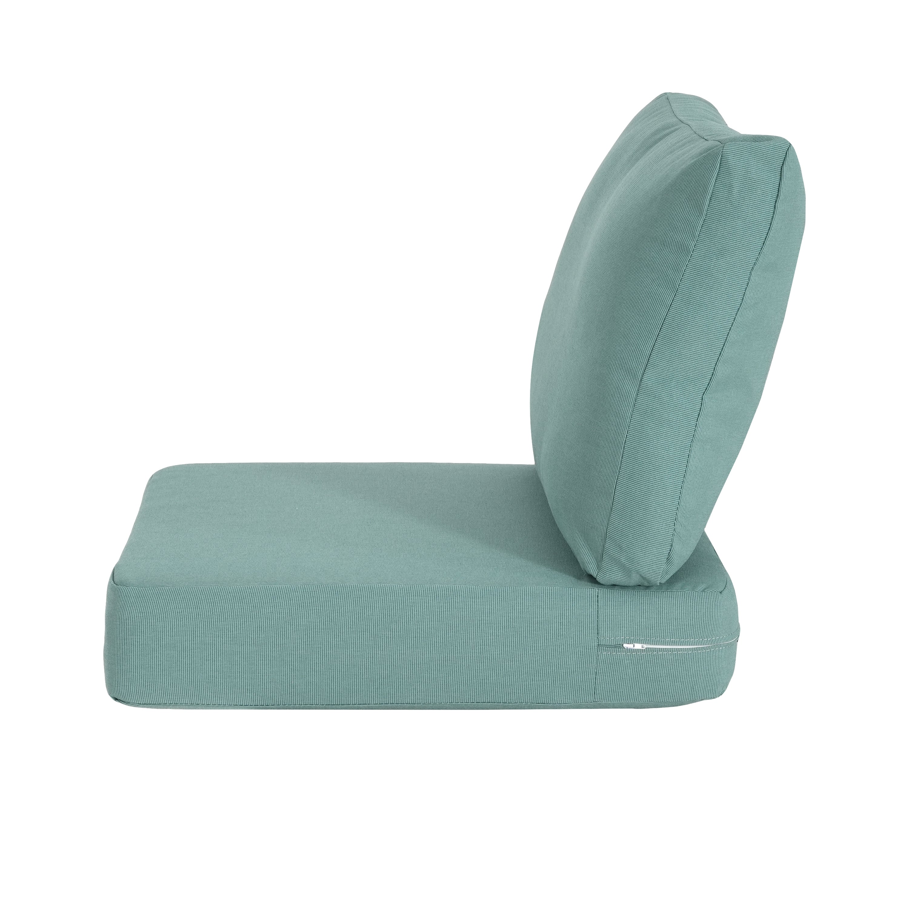 Outdoor Club Chair Cushion Set – Sink Into 5-Inch Comfort with Coastal Teal Style, Rain or Shine